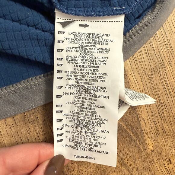 5.11 Tactical Men’s Stratos 1/4 Zip Waffle Midlayer Fleece Long Sleeve Blue Sz M - Picture 5 of 11